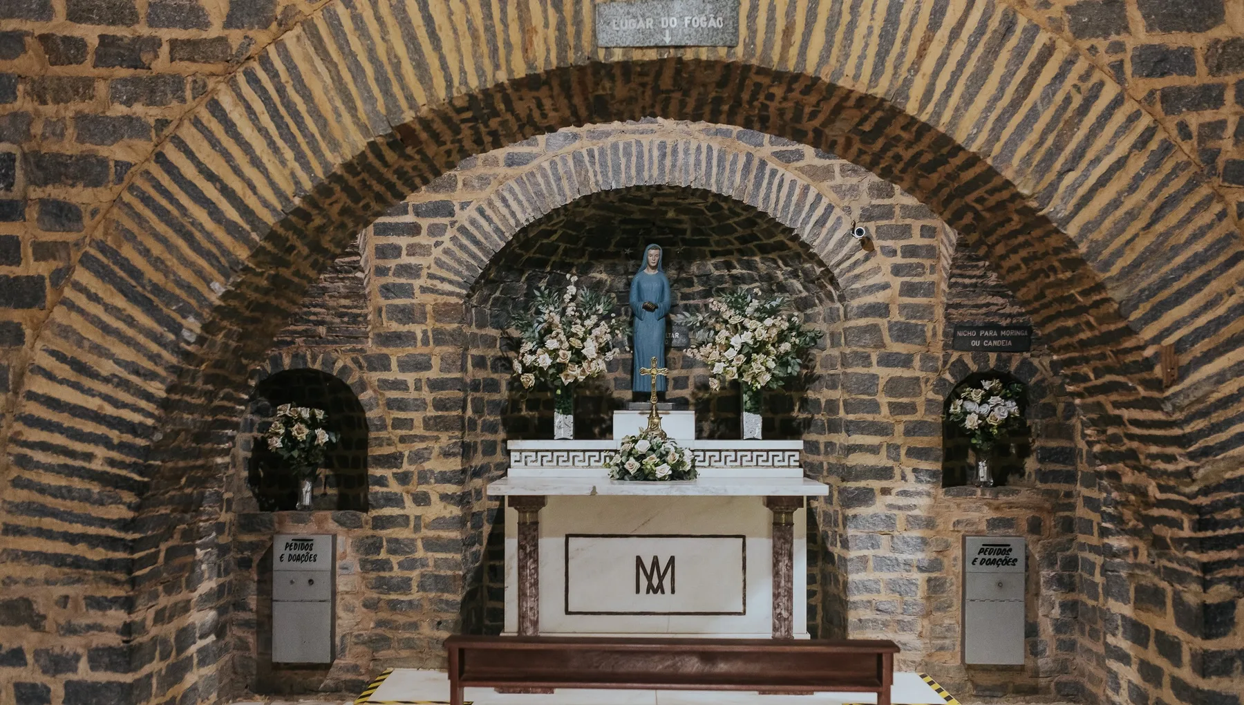Interior atual da Casa de Nossa Senhora